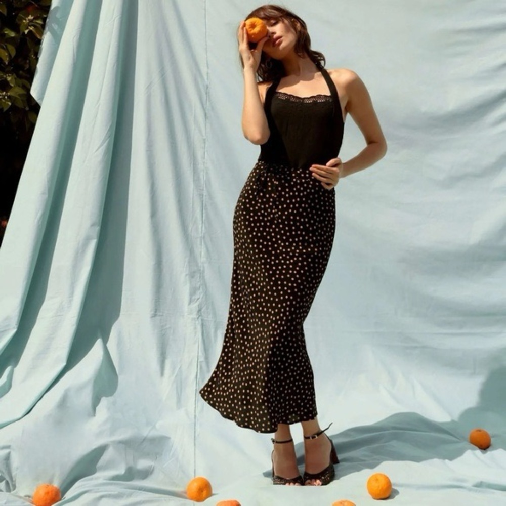 NWOT Rouje Carina Midi Skirt